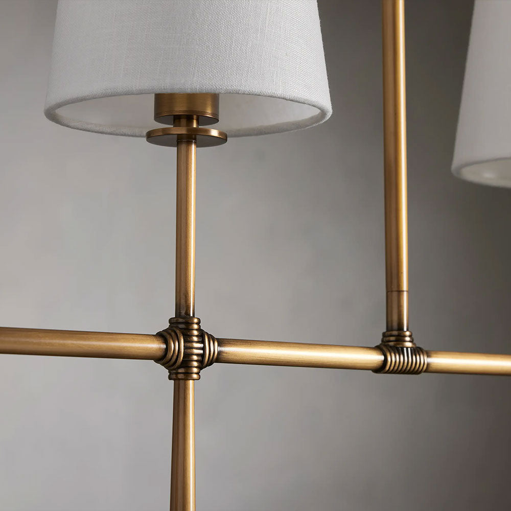Rhodes Linear Chandelier 5 / 6 Light - view 8