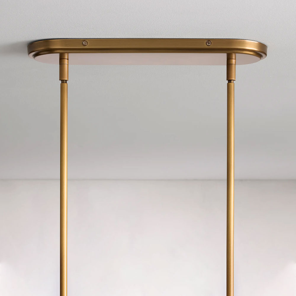 Rhodes Linear Chandelier 5 / 6 Light - view 10