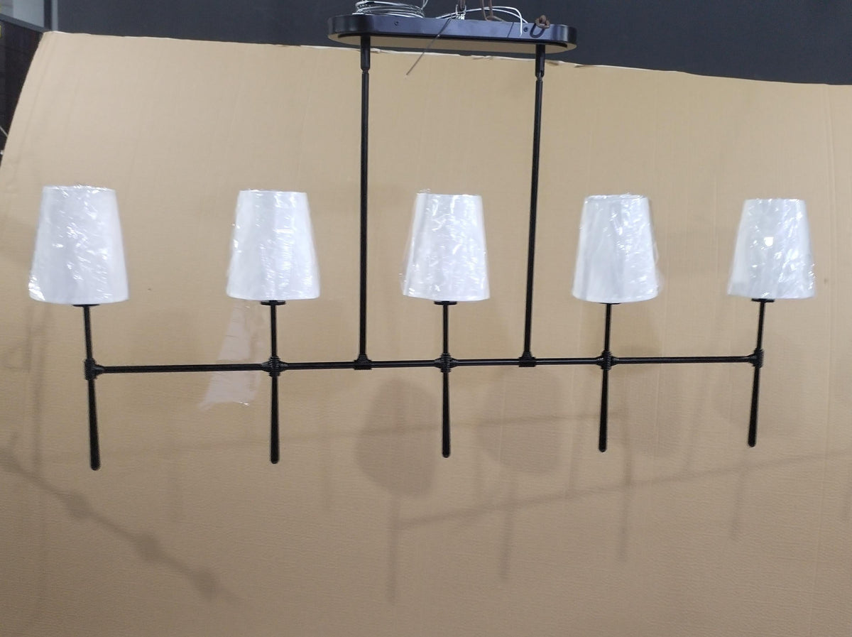 Rhodes Linear Chandelier 5 / 6 Light - view 6