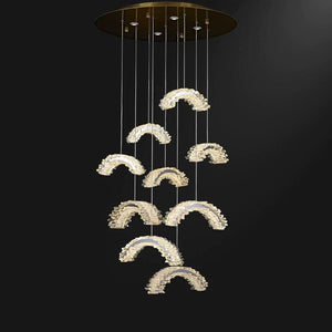 Rock Crystal Crescent Chandelier - view 2