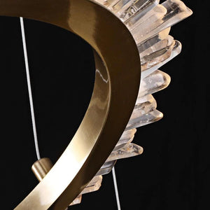 Rock Crystal Ring Chandelier - RHL