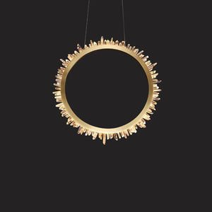 Rock Crystal Ring Chandelier - RHL