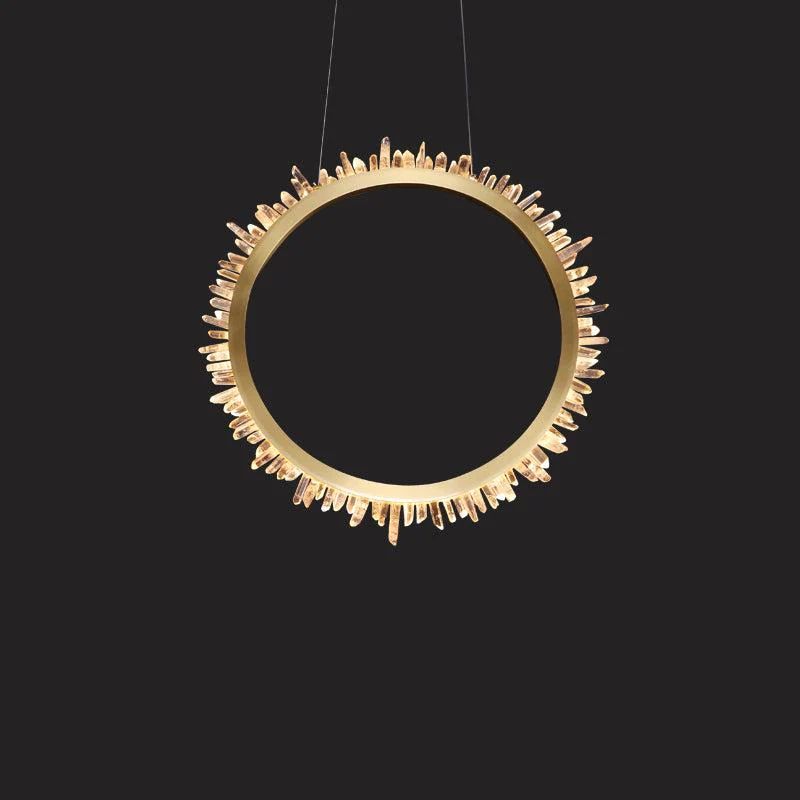 Rock Crystal Ring Chandelier - RHL