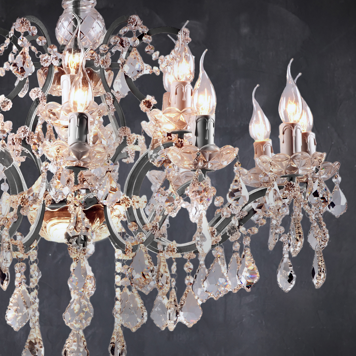 Rococo Art Round Chandelier
