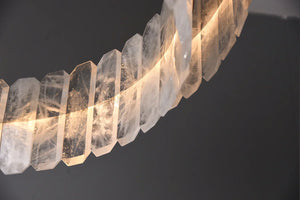 Rolande Double Rock Crystal Chandelier - view 7