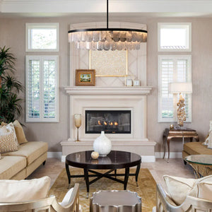 Rolande Double Rock Crystal Chandelier - view 3