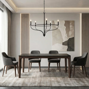 Rosalind Rattan Chandelier - view 2