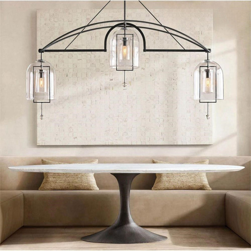 Fable Grand Linear Chandelier 61 in 3 Lights - view 4
