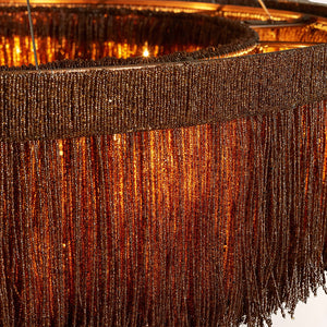 Rowan Jute Fringe Round Chandelier - view 5