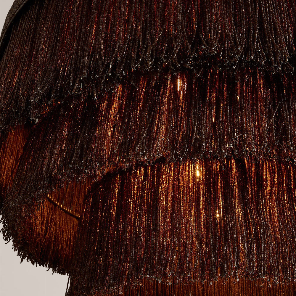 Rowan Jute Fringe Tiered Chandelier - view 5