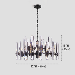 Isolde Crystal Round Chandelier - view 2