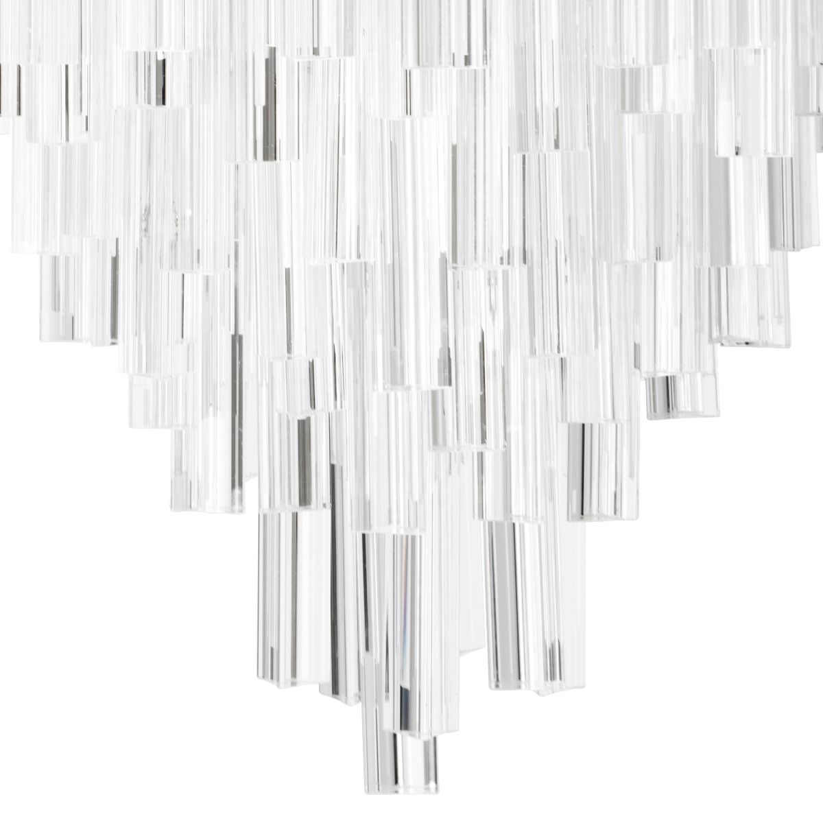 Salerno Modern Chandelier - Brass/Nickel - view 8