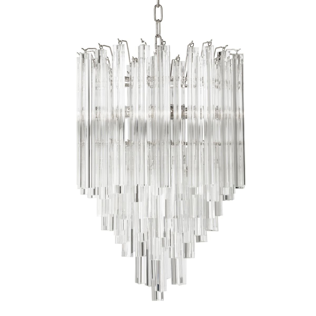 Salerno Modern Chandelier - Brass/Nickel - view 6