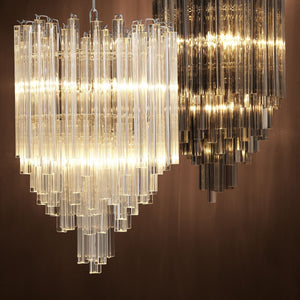 Salerno Modern Chandelier - Brass/Nickel - view 9