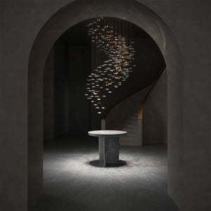 Galaxy Tidal Art Glass Crystal Spiral Chandelier - view 26