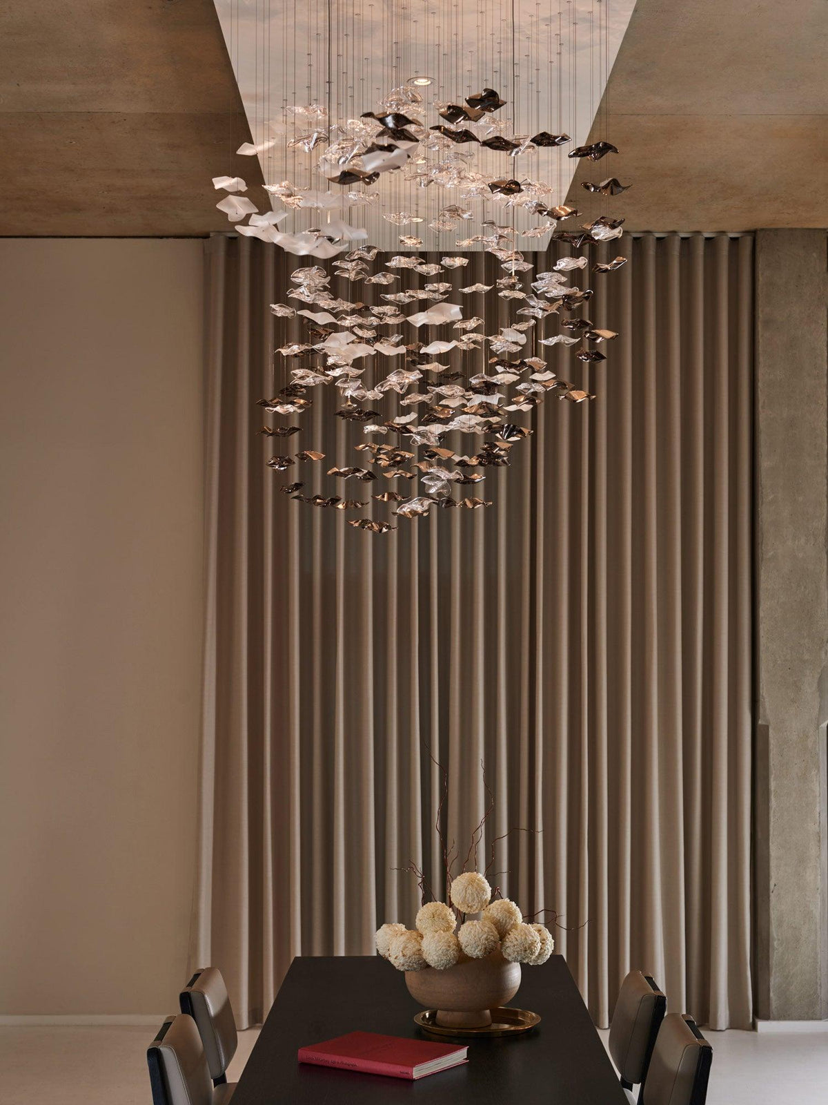 Galaxy Tidal Art Glass Crystal Spiral Chandelier - view 39
