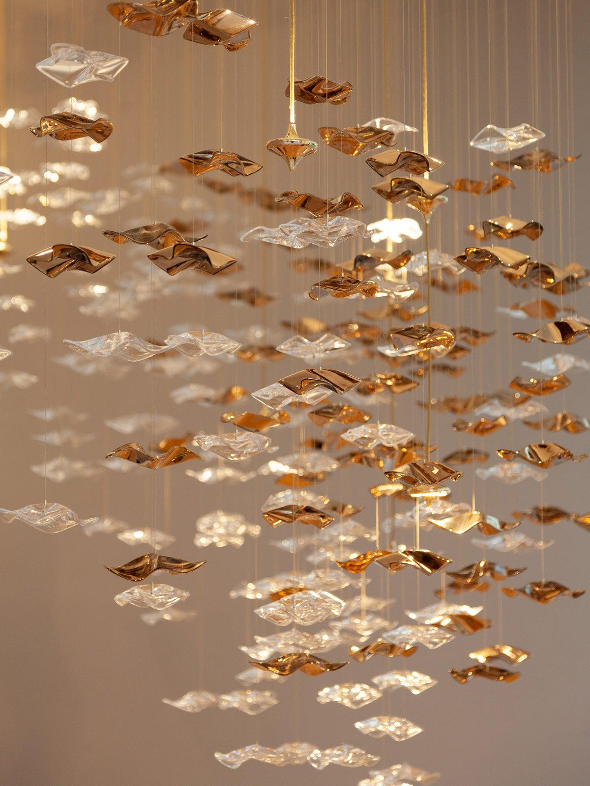 Sand Sea Chandelier, stainless steel - view 20