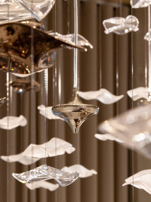 Sand Sea Chandelier, stainless steel - view 22