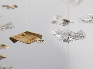 Sand Sea Chandelier, stainless steel - view 28