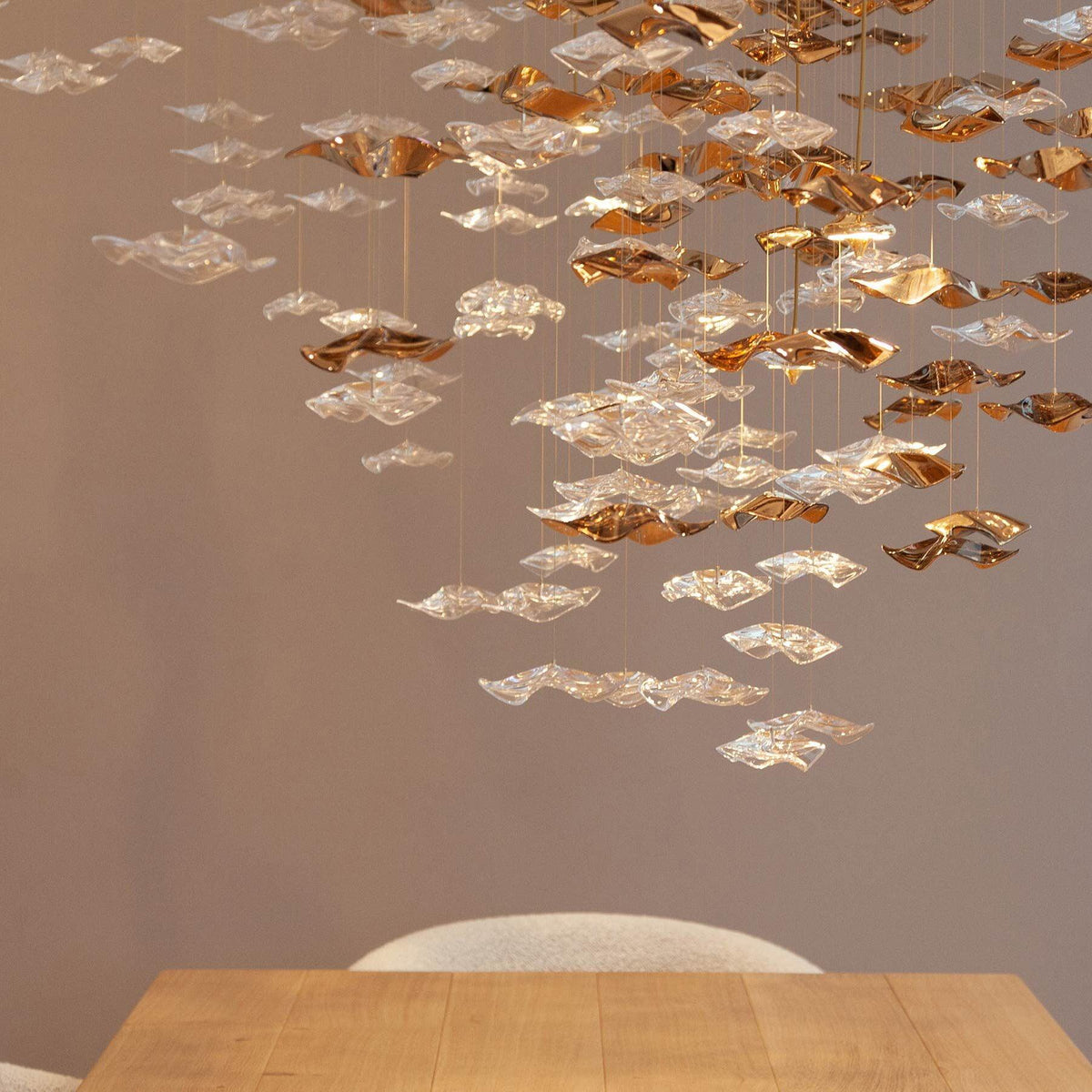 Sand Sea Chandelier, stainless steel - view 6