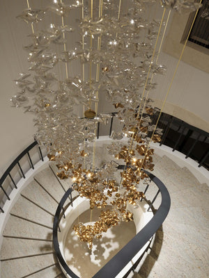 Sand Sea Chandelier, stainless steel - view 14