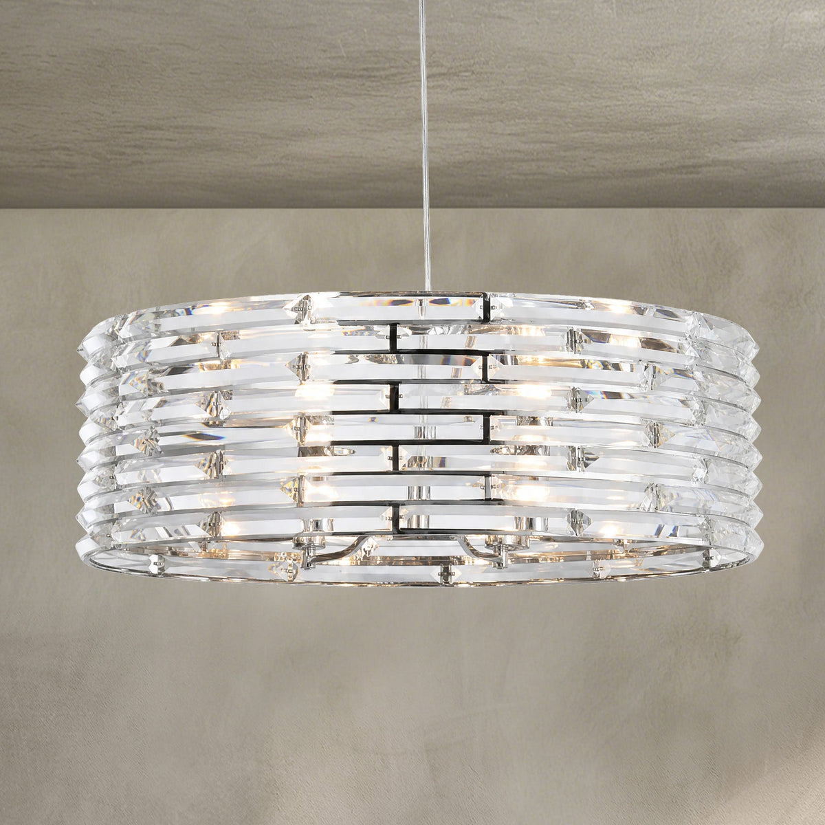 Saturno Disc Halo Chandelier - view 2