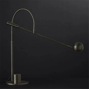 Cole Minimalist Metal Rotatable Table Lamp, Gold Black - view 17