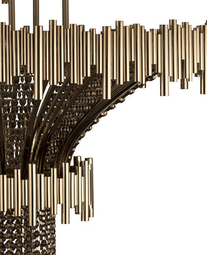 Luxury Scala Plafond 10-Light Modern Chandelier - view 3
