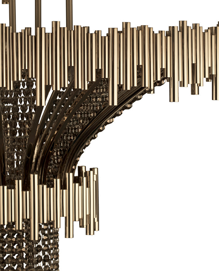 Luxury Scala Plafond 10-Light Modern Chandelier - view 3