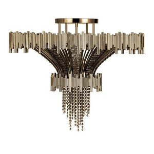 Luxury Scala Plafond 10-Light Modern Chandelier