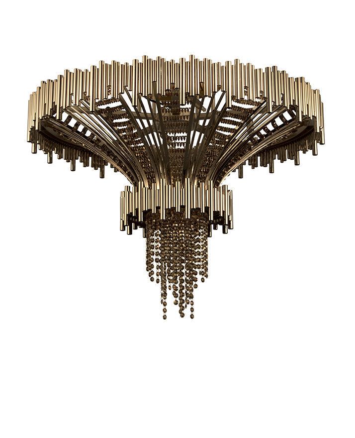 Luxury Scala Plafond 10-Light Modern Chandelier - view 2