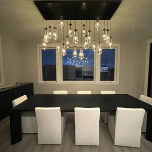 Raindrop Glass Linear Chandelier 72" - view 8