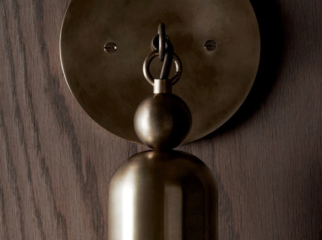 TASSEL 1 SCONCE H23.5” x W2.5” x D4”, brass wall sconce - view 3