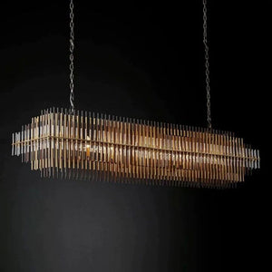 Serein Rectangular Chandelier 54" - view 3
