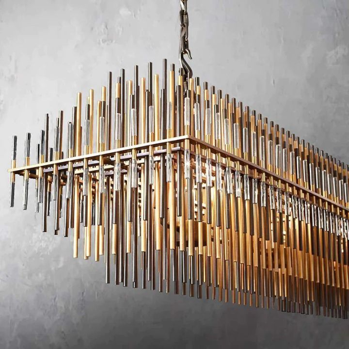 Serein Rectangular Chandelier 54" - view 5