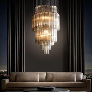 Serena Multi-Tier Round Chandelier - view 10
