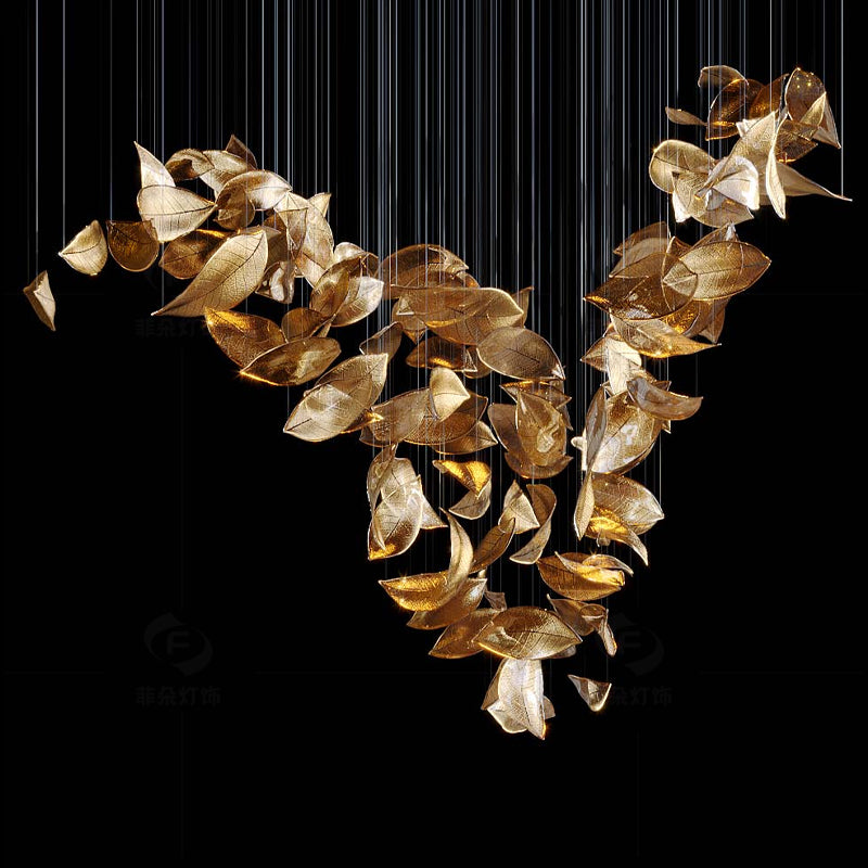 Shake Leaves Chandelier - view 9