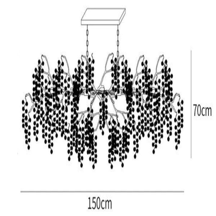 Shiro Crystal Chandelier - view 13