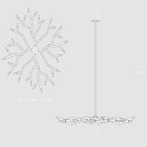 Sillage Circular Chandelier - view 5