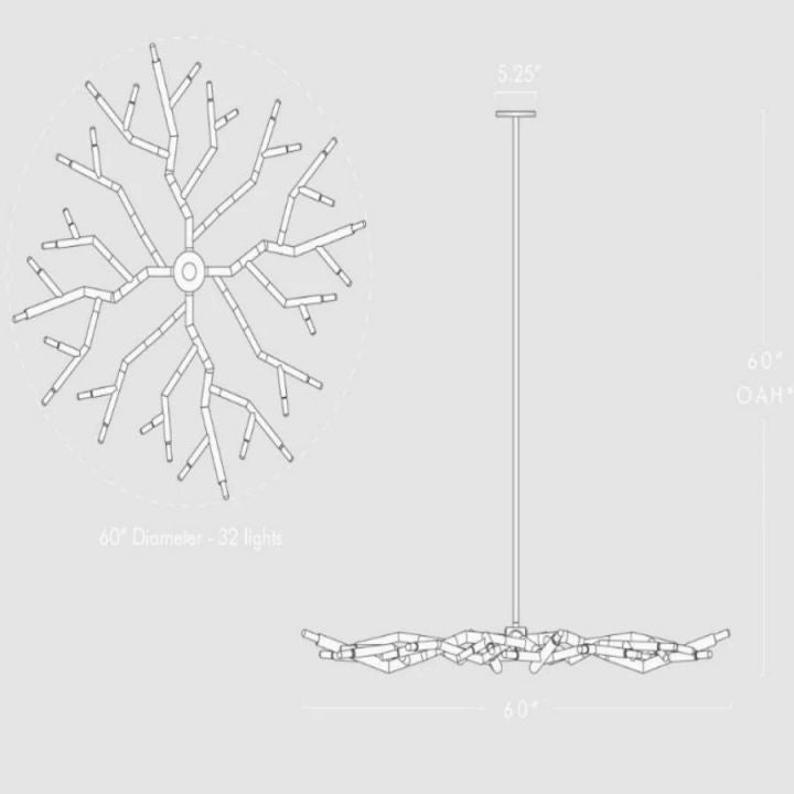 Sillage Circular Chandelier - view 5