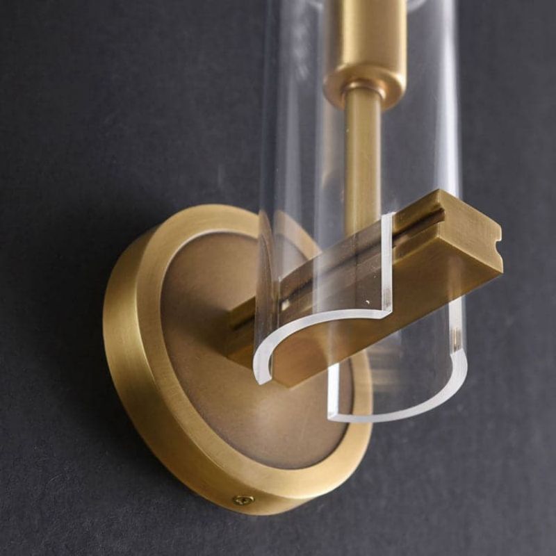 Kaleidoscope Single Head Wall Sconce, Brass, chandelier - view 4