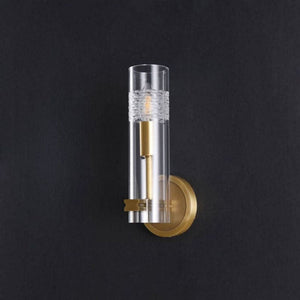 Kaleidoscope Single Head Wall Sconce, Brass, chandelier - view 3