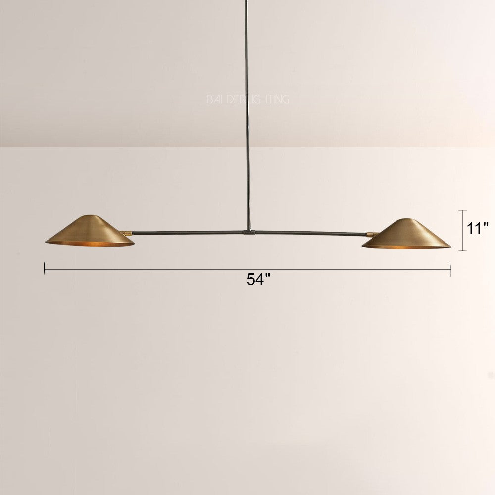 Sivans 2-Light Linear Chandelier - view 7