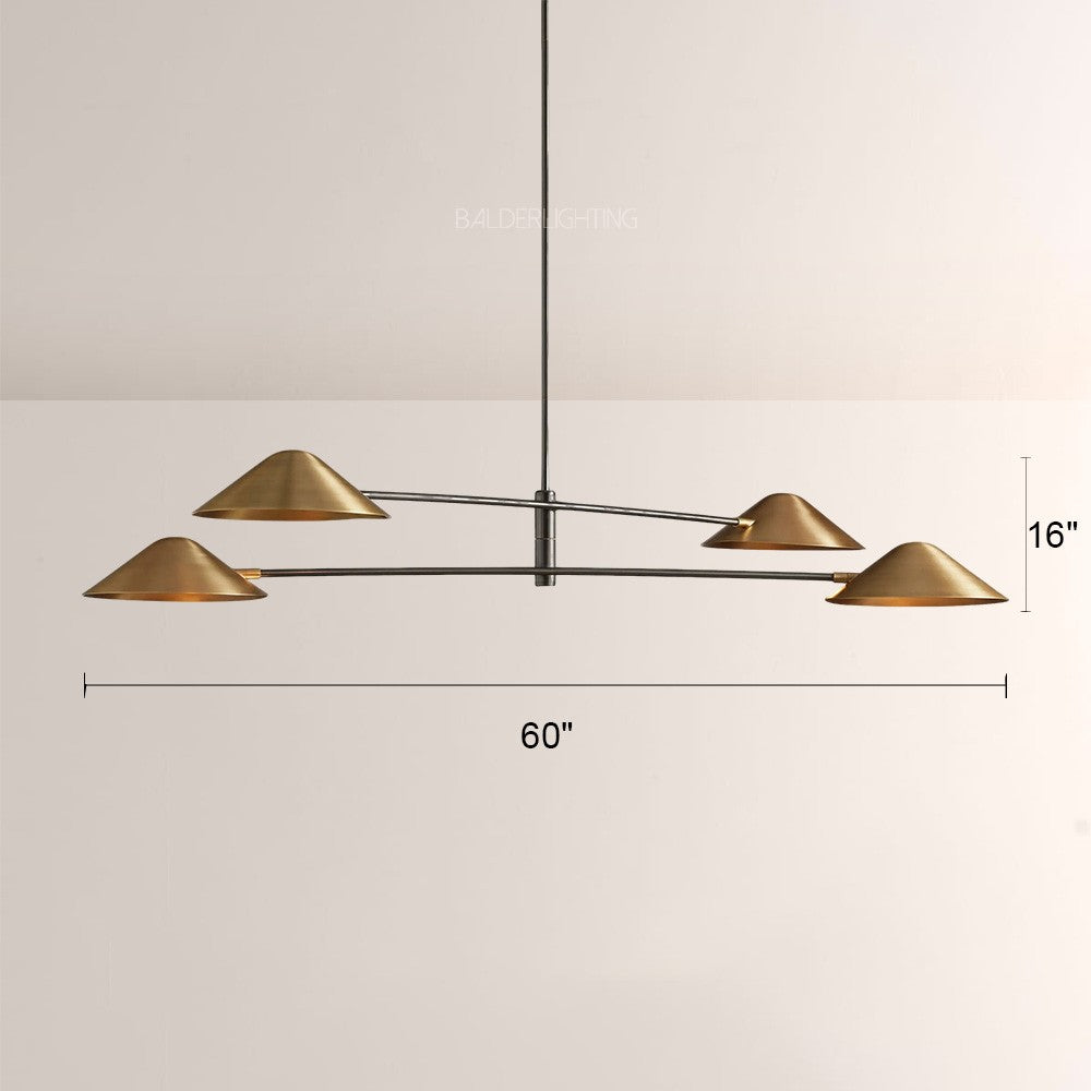Sivans 4-Light Linear Chandelier - view 6
