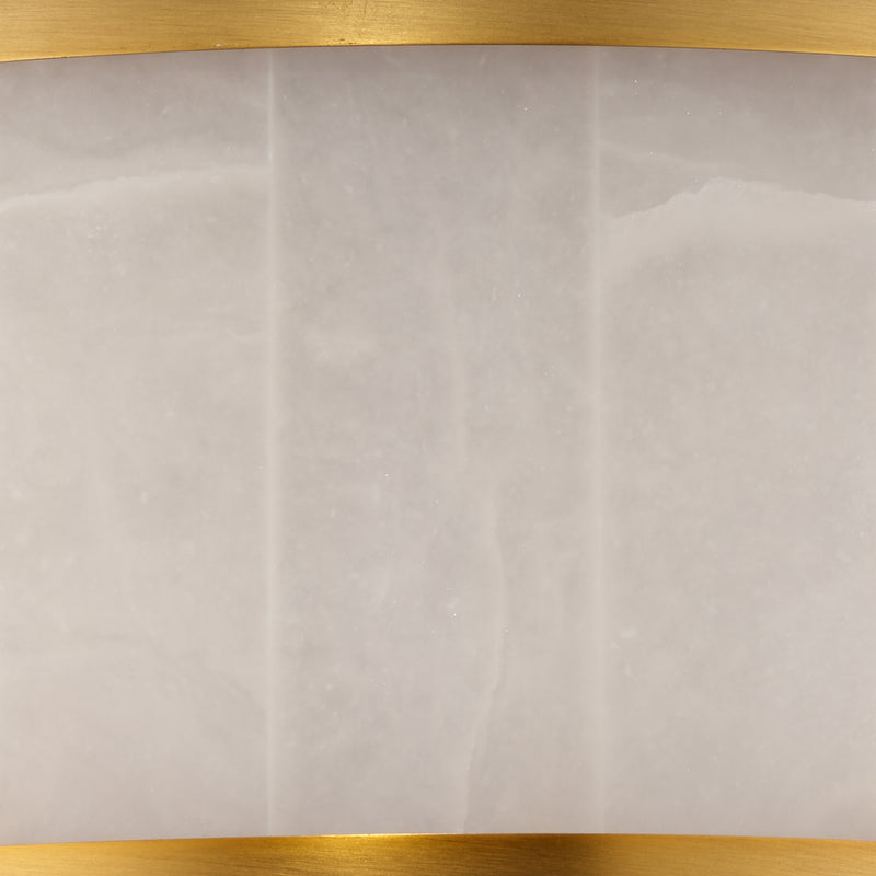 Small Upsala Alabaster Flush Mount Ceiling Light - view 3