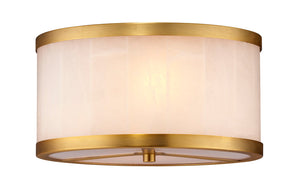 Small Upsala Alabaster Flush Mount Ceiling Light - view 4