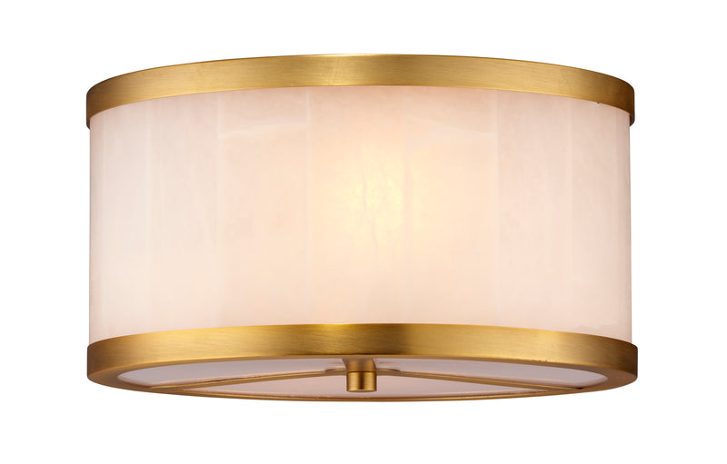 Small Upsala Alabaster Flush Mount Ceiling Light - view 4