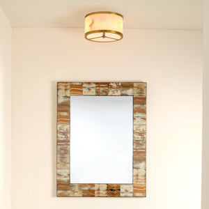 Small Upsala Alabaster Flush Mount Ceiling Light - view 5