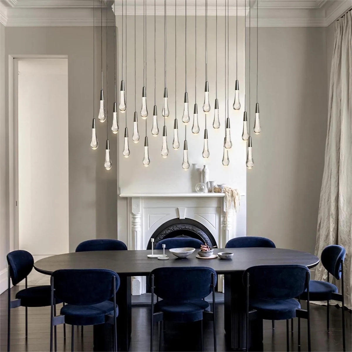 Solitaire Linear Chandelier 37'' 50'' 70'' 87" 120"W - view 11