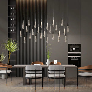 Solitaire Linear Chandelier 37'' 50'' 70'' 87" 120"W - view 13